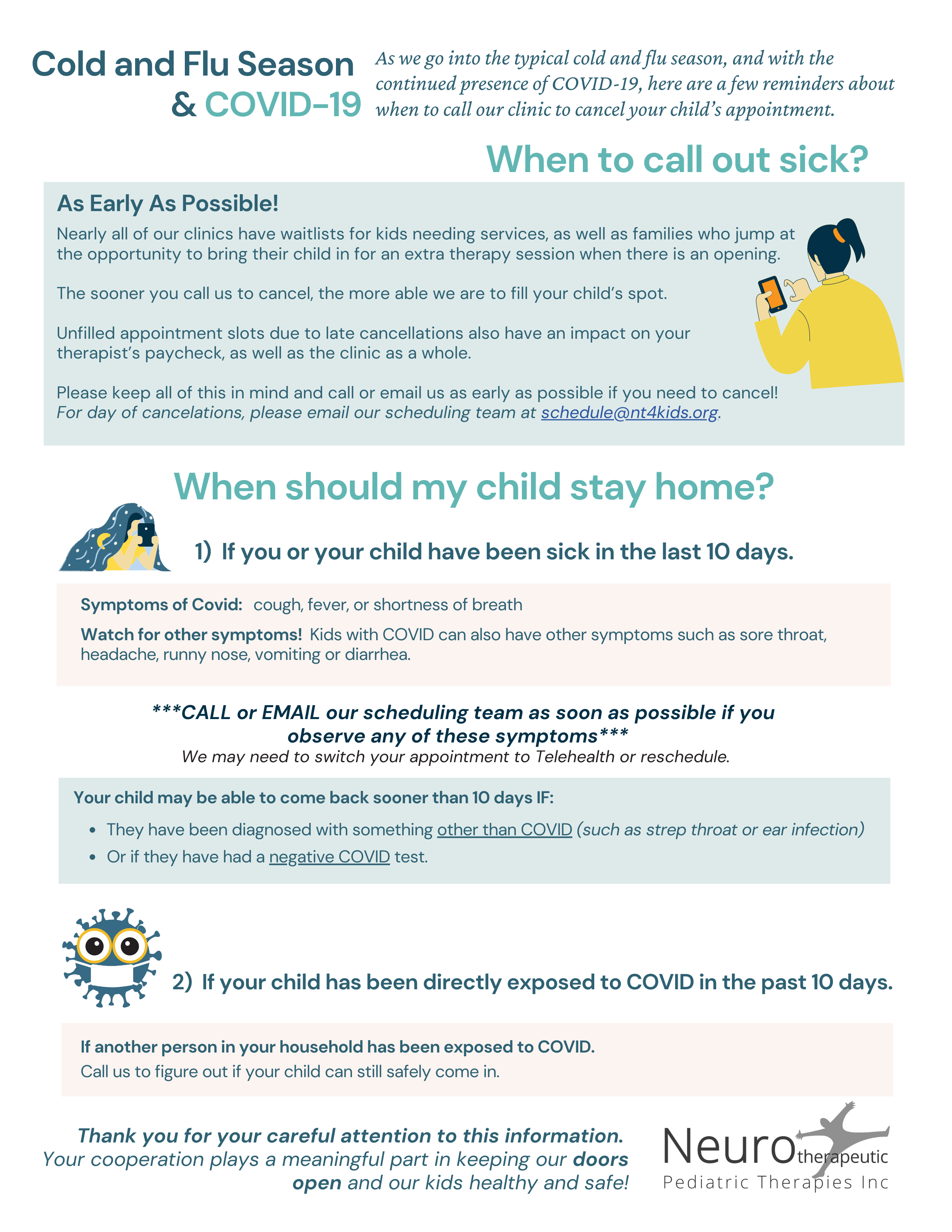 When to Call Out Sick - Covid-19