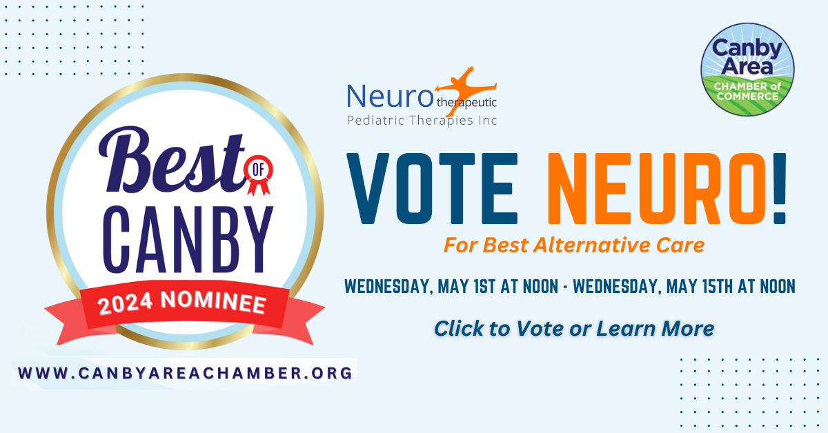 Best of Canby 2024 Nominee: Learn more at www.CanbyAreaChamber.org Vote Neuro for Best Alternative Care